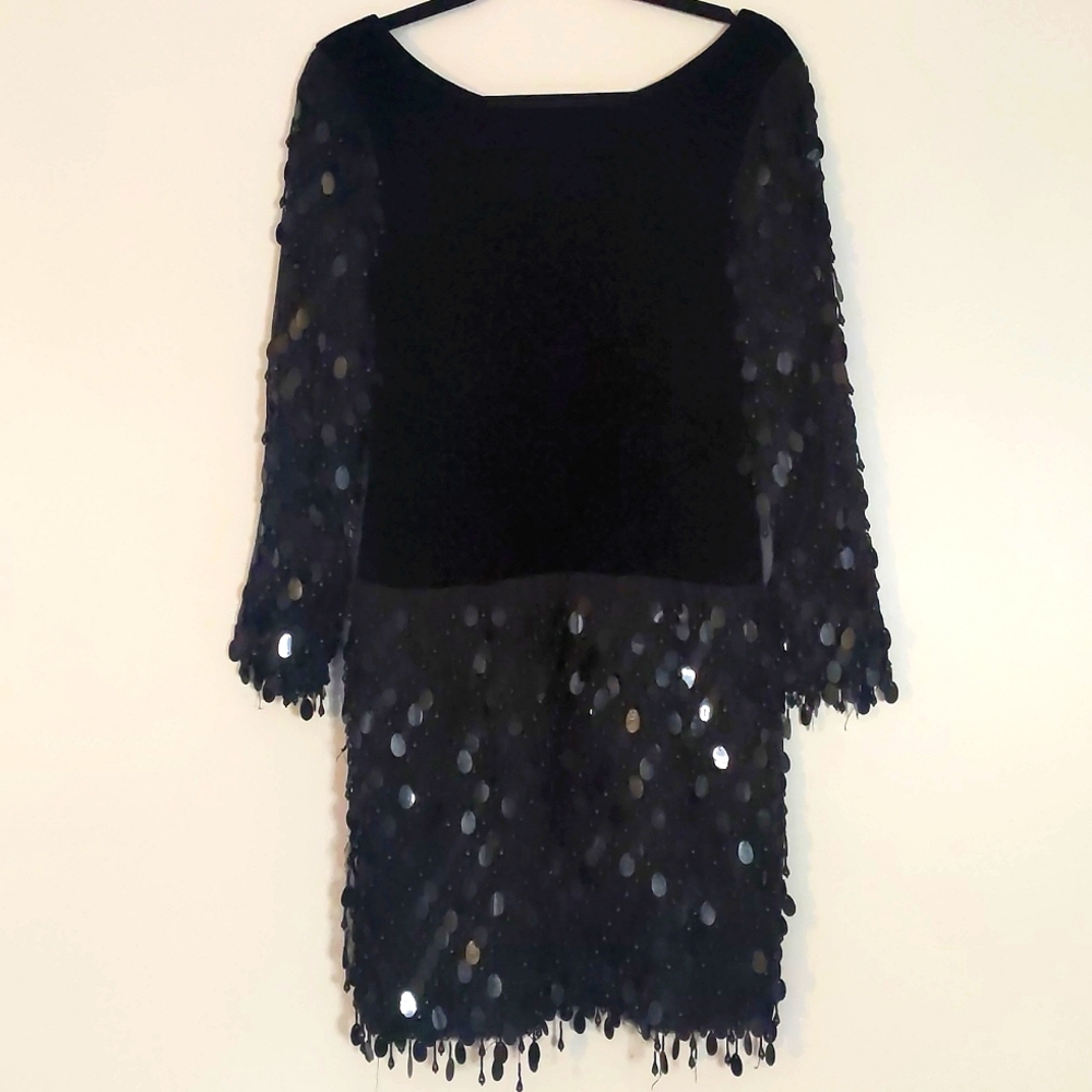 Black vintage Velvet dress